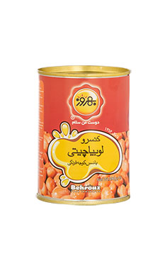 کنسرو لوبیا چیتی در سس گوجه 